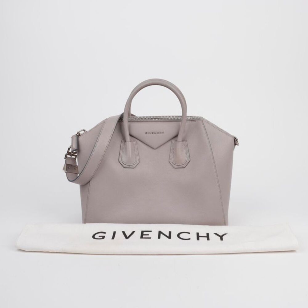 Antigona Medium Tote Shoulder Bag Gray
